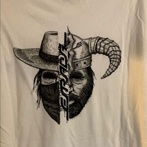 Graphic White Men’s T-Shirt
